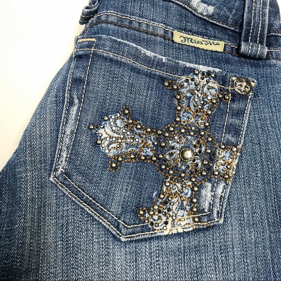 Miss Me Boot cut Jeans Size 25 x 31 - Picture 3 of 8